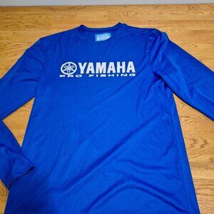 Yamaha Blue Long Sleeve Pro Fishing Tee